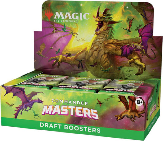Commander Masters Draft Booster Display